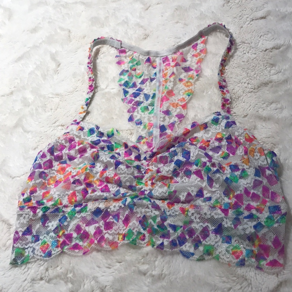 Victoria’s Secret pink bra let